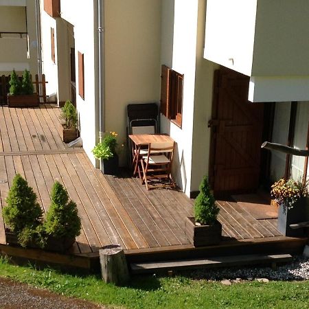 Appartement La Clusaz Avec Terrasse Sur Les Pistes De Ski 马尼戈 外观 照片