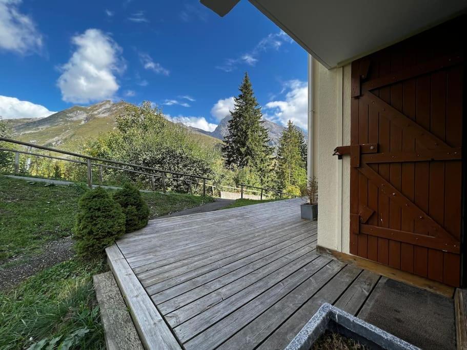 Appartement La Clusaz Avec Terrasse Sur Les Pistes De Ski 马尼戈 外观 照片